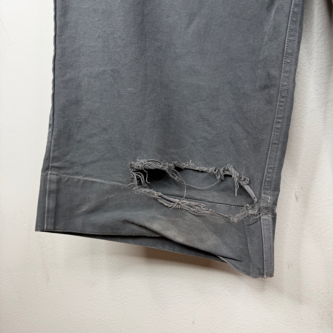 JW Anderson Gray Heavy Baggy Cargo Trousers