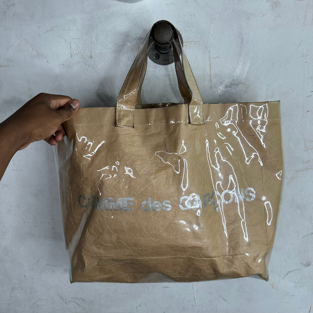 CDG Sealed Paper Tote Bag