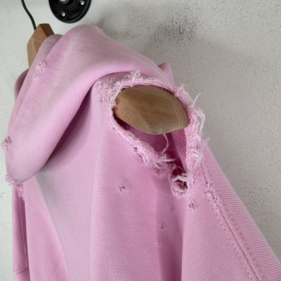 Balenciaga Pink Gothic Type Hoodie