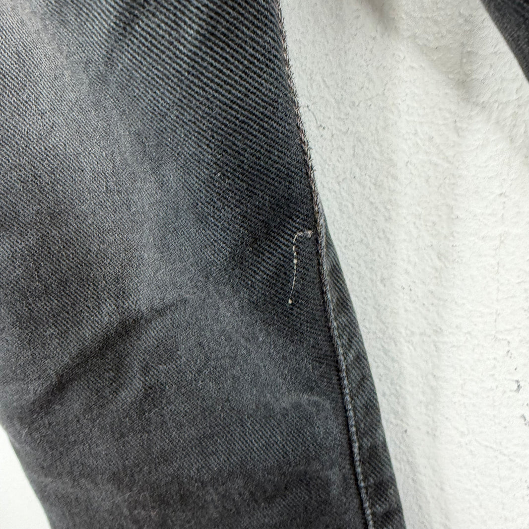424 Black Straight Leg Jeans