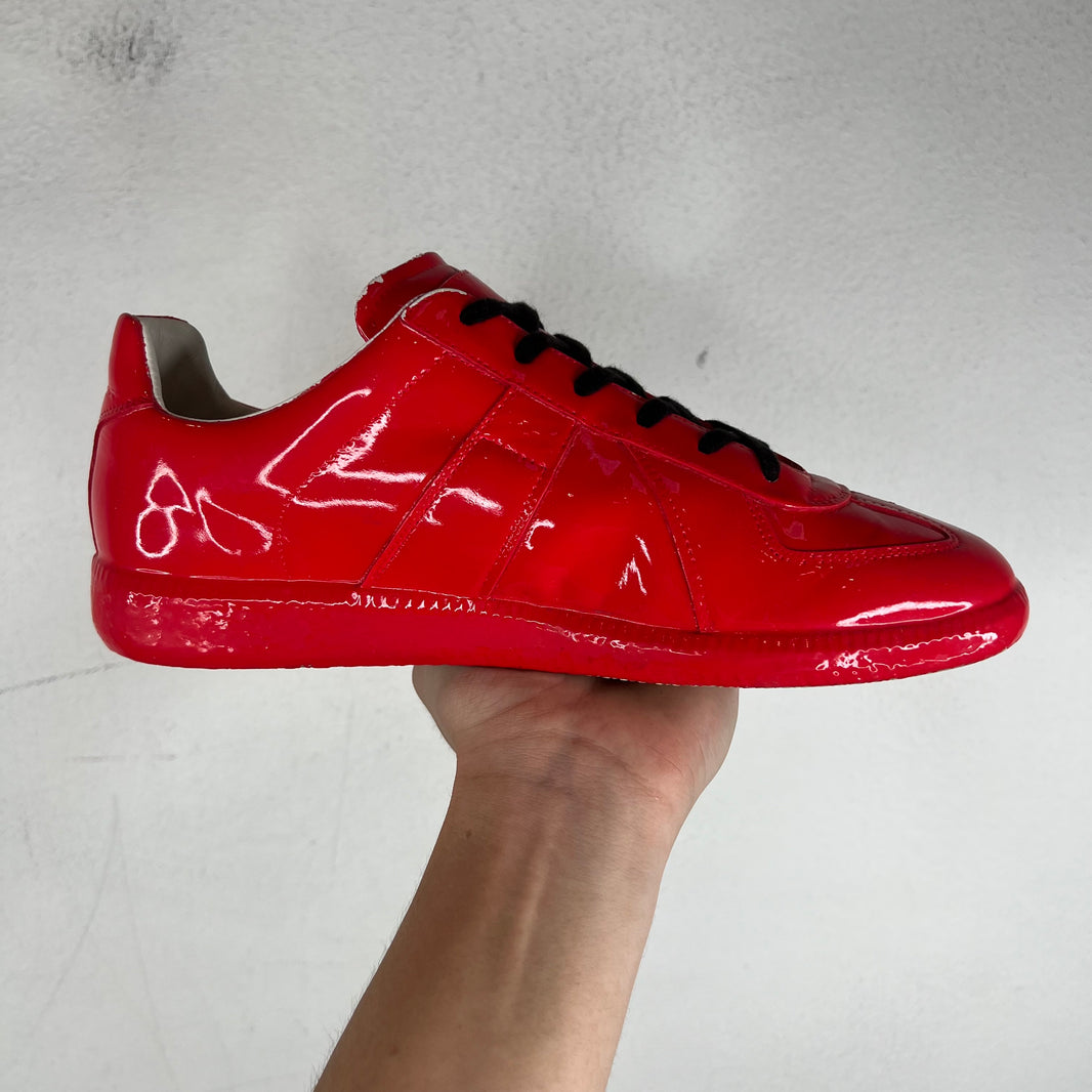 Margiela Red Patent Leather Replica Sneakers
