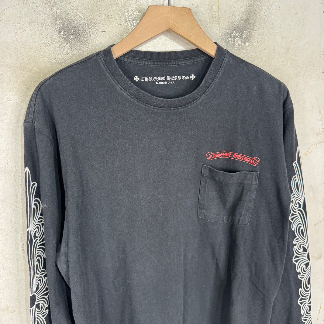 Chrome Hearts Chomper Floral L/S T-Shirt