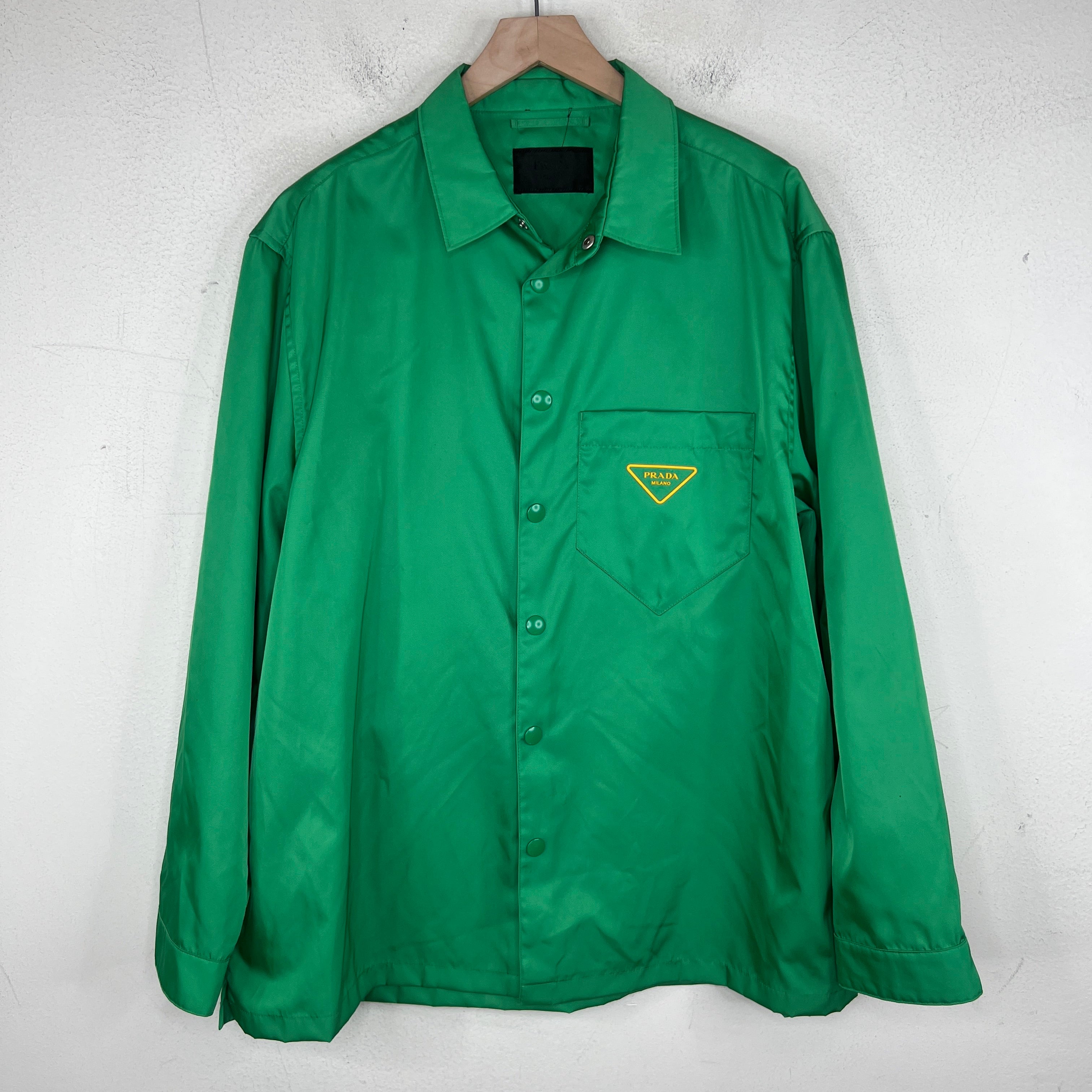 Prada Green Nylon Coach's Jacket – www.Lukes.store