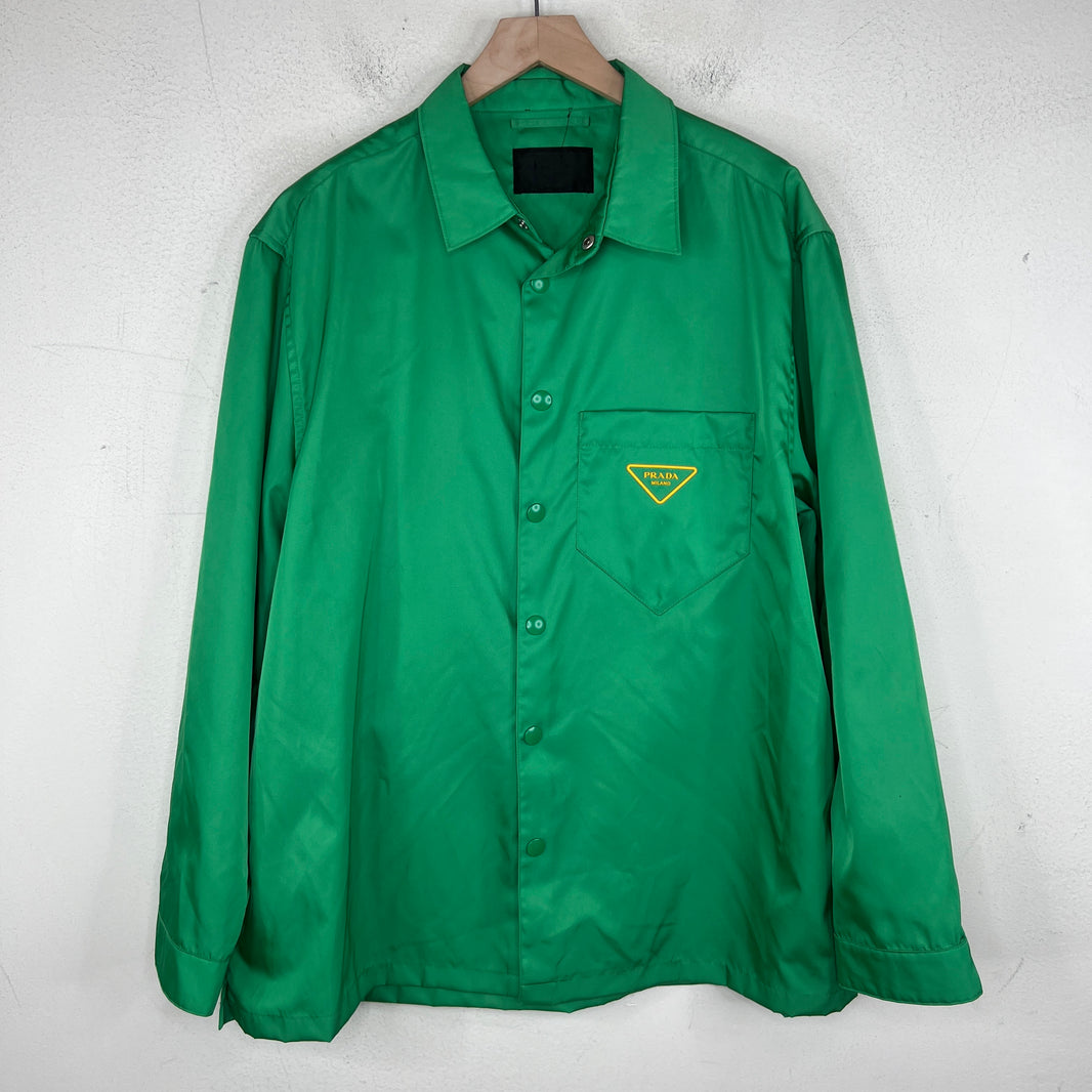 Prada Green Nylon Coach's Jacket