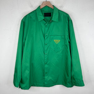 Prada Green Nylon Coach's Jacket
