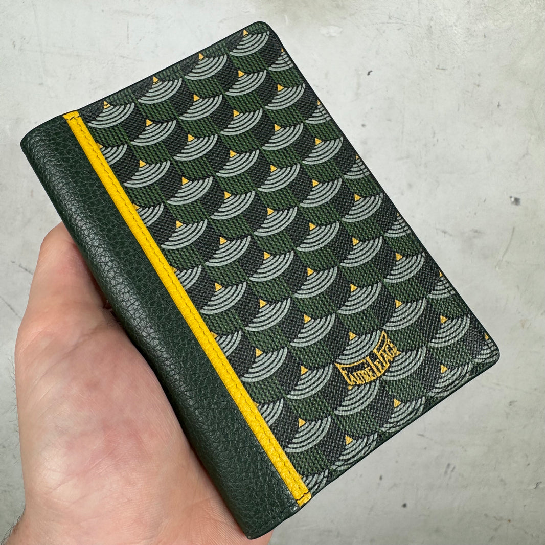 Faure Le Page Green Passport Holder