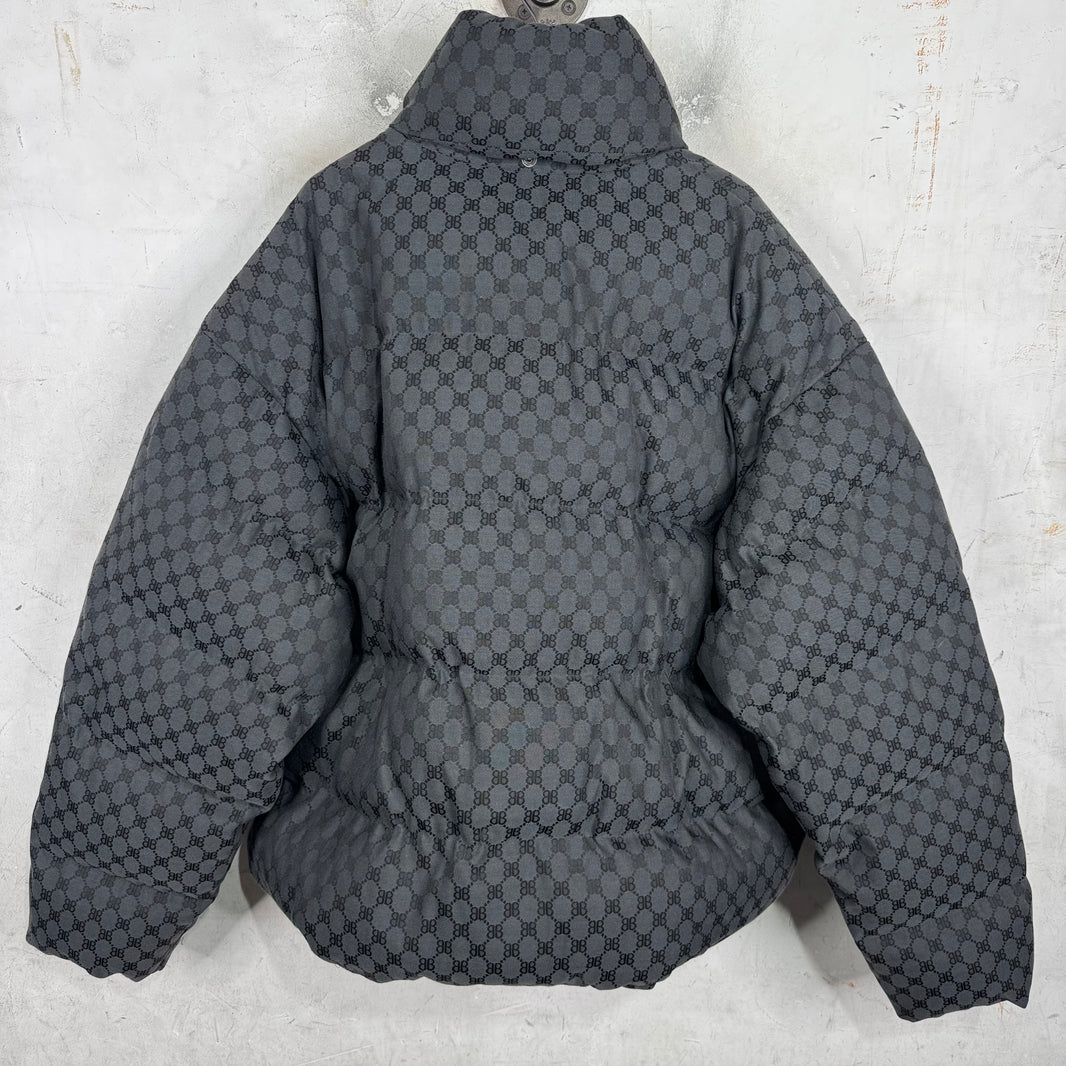 Balenciaga Hacker Project Monogram Puffer Jacket