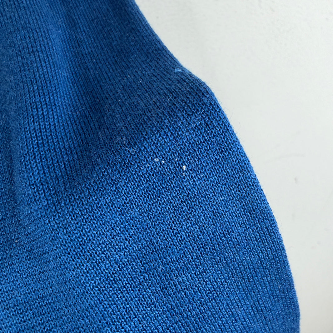 Raf Simons Blue Back Zip Detail Longsleeve T-Shirt