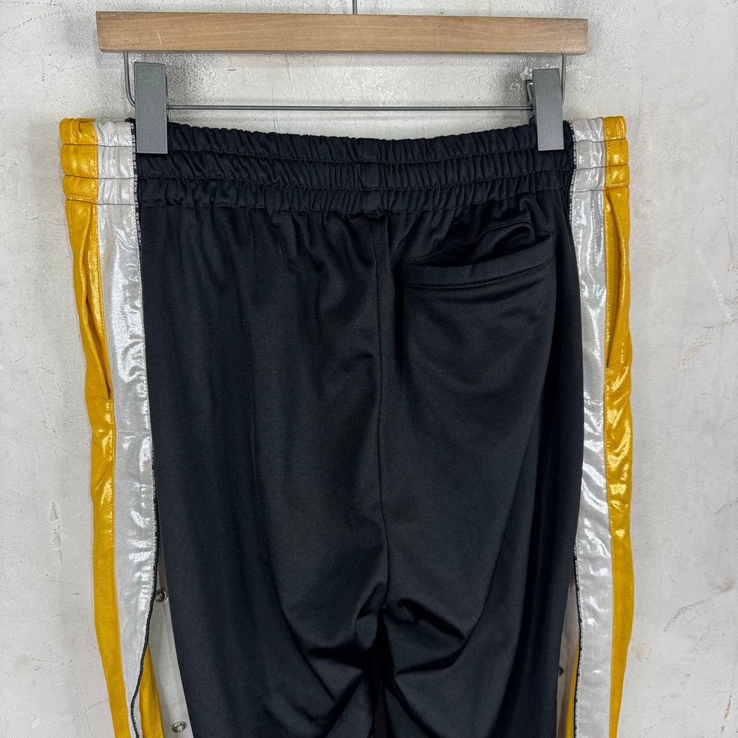 Vetements Foil Snap Flare Track Pants