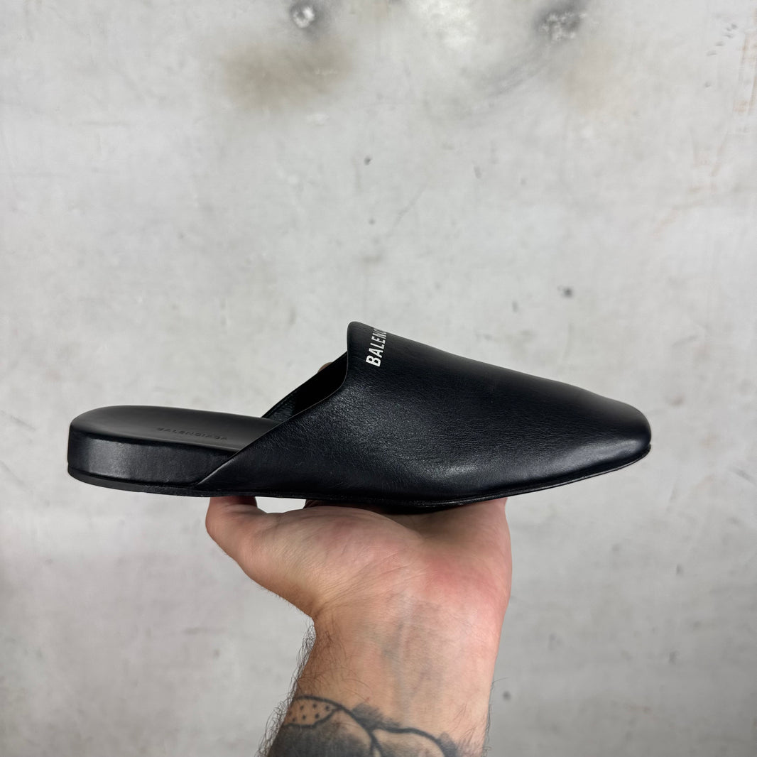 Balenciaga Cosy Logo Mules
