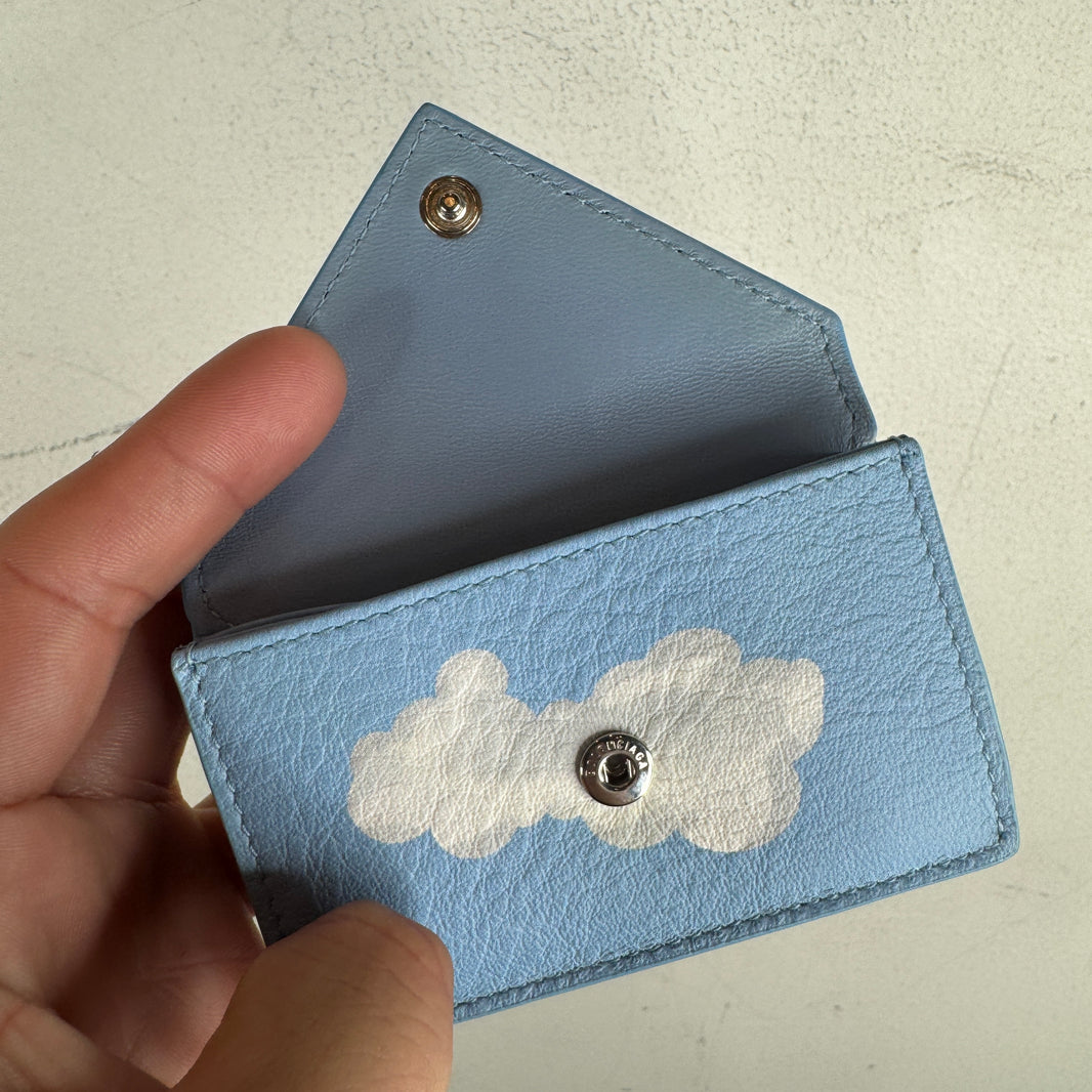 Balenciaga Clouds Papier Mini Snap Wallet