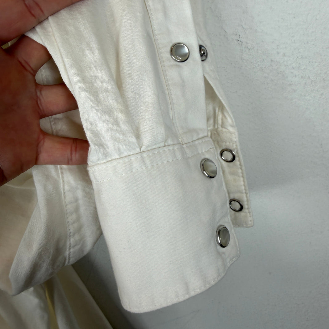 Celine Western Pearl Button Shirt