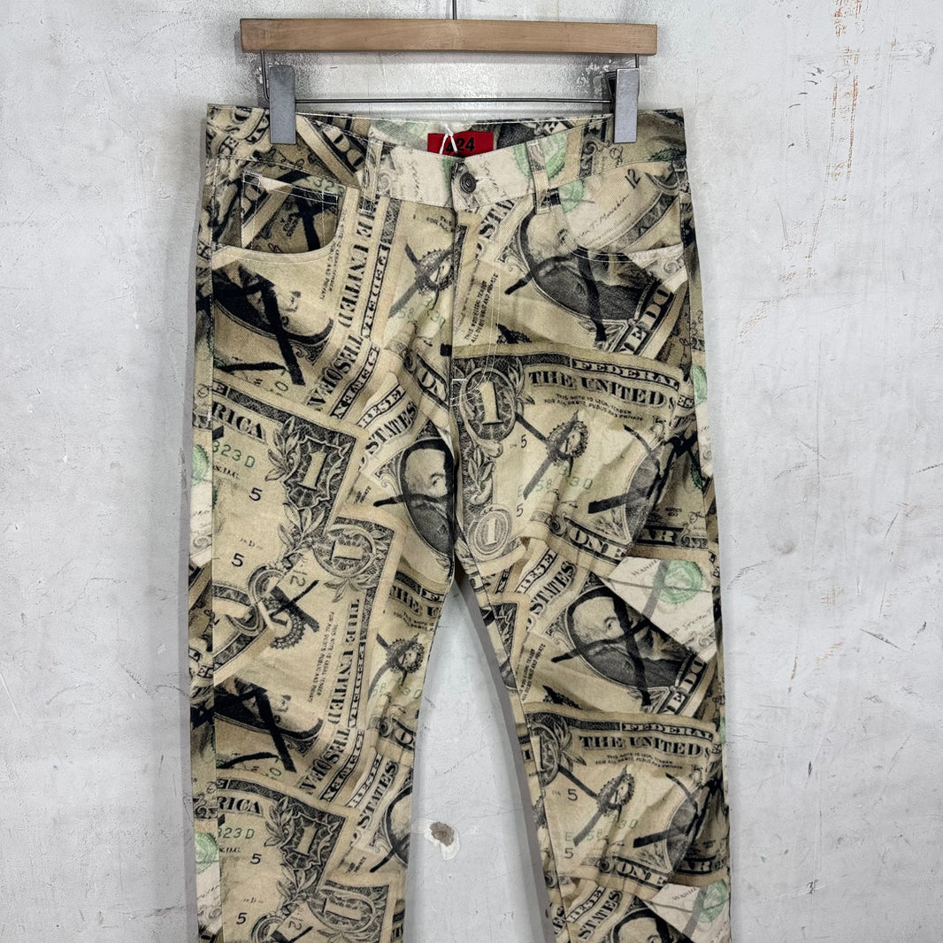 424 Money Print Jeans