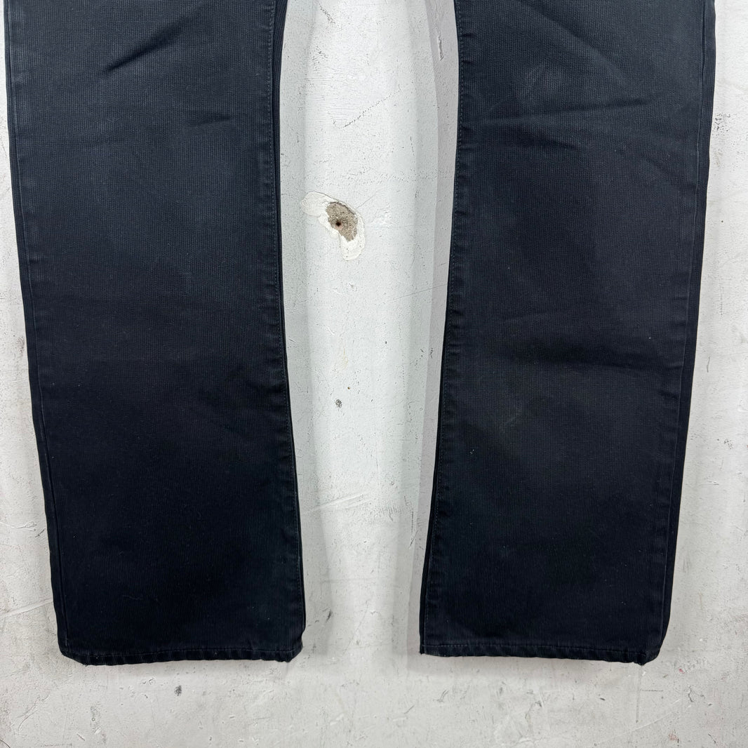 RRL Faded Black Canvas Pants