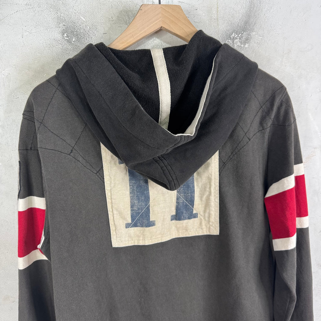 Ralph Lauren Faded USA Hooded Rugby Polo