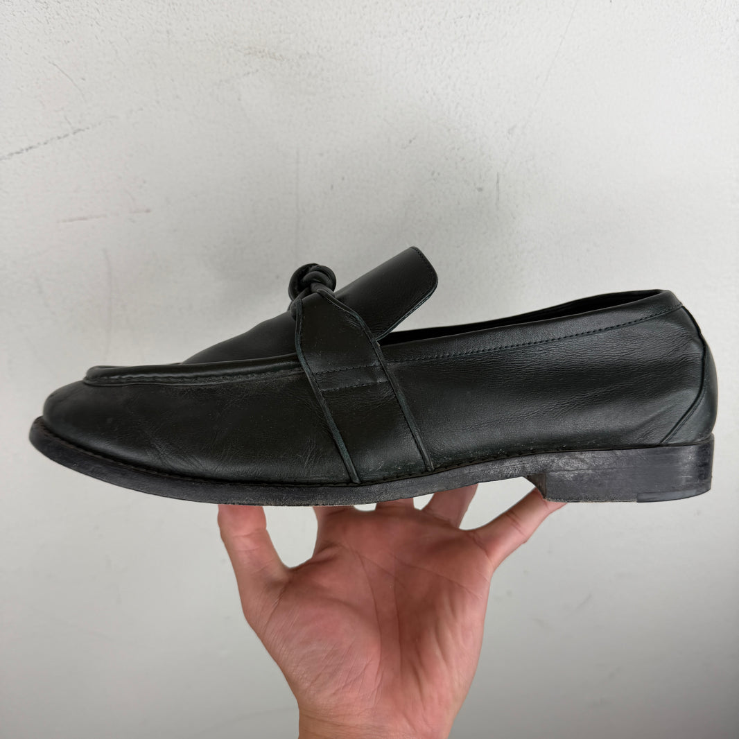 Bottega Veneta Green Astaire Loafers