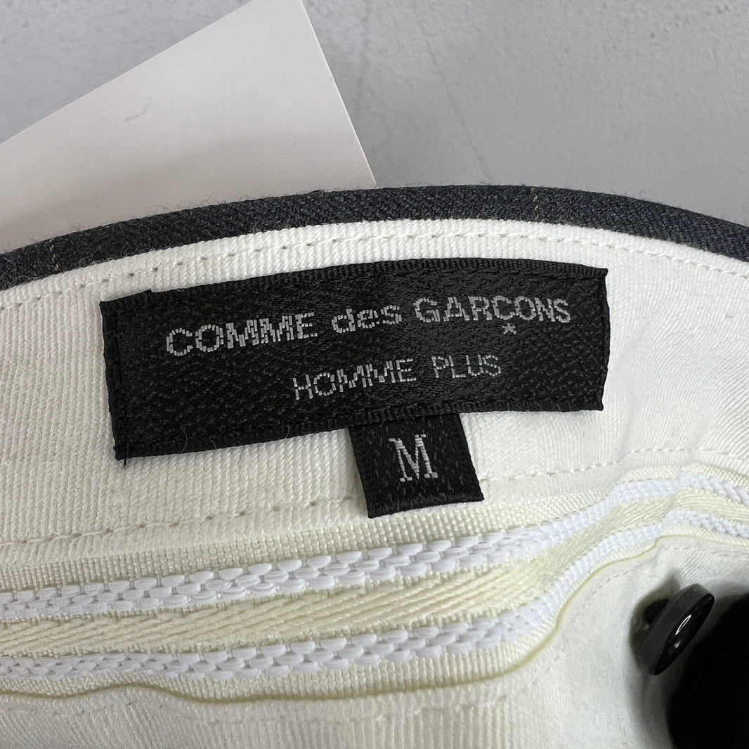 CDG Grey Plaid Trousers