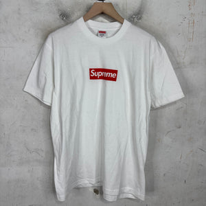 Supreme White/Red Box Logo T-Shirt