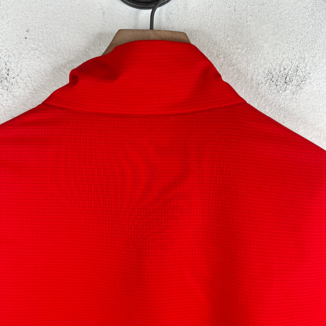 Prada Red Tab Track Jacket