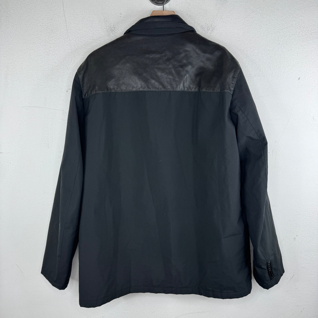 Prada Leather Collar Ski Jacket