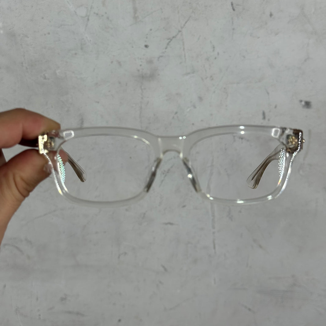 Chrome Hearts Clear Vagilante Glasses