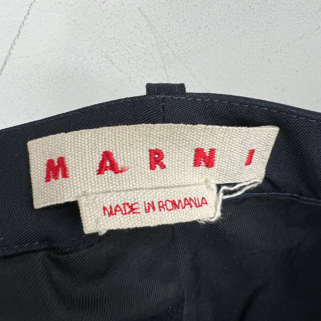 Marni Navy Blue Trousers