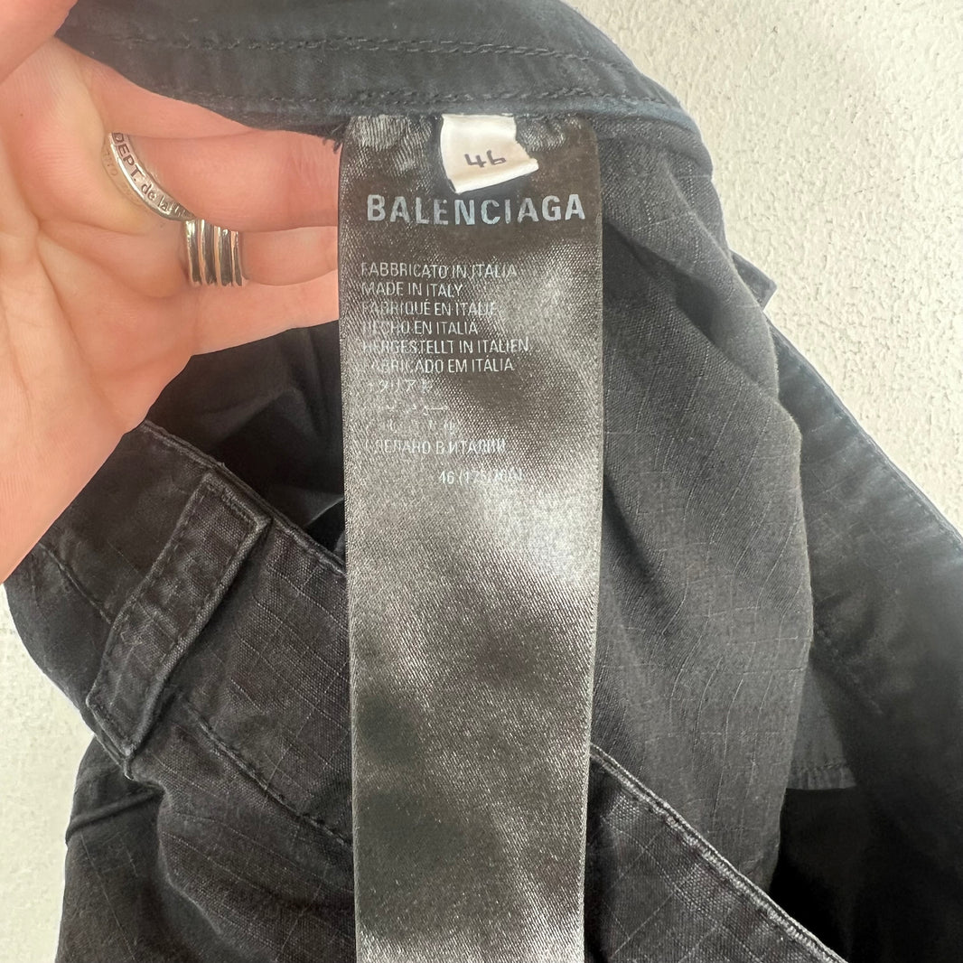 Balenciaga Ripstop Kick Cargo Pants