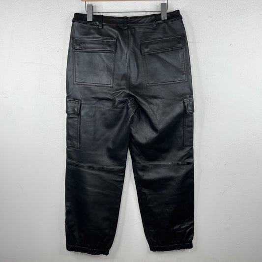Supreme Black Leather Cargo Pants