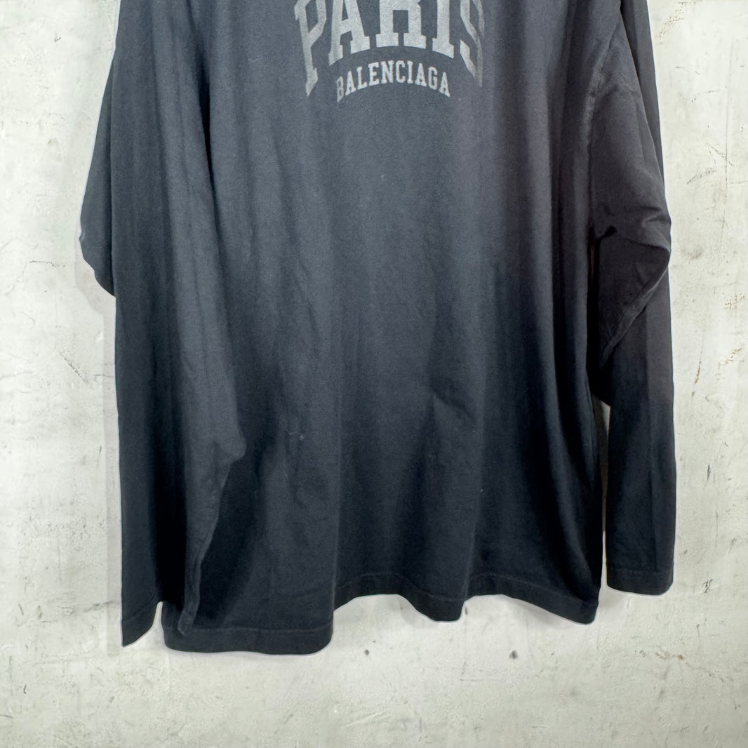 Balenciaga Paris Tonal L/S T-Shirt