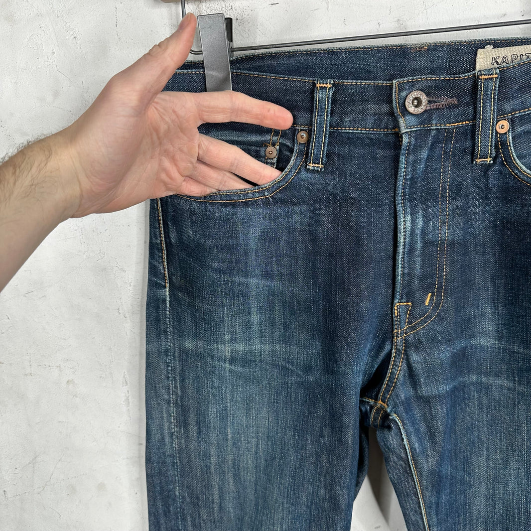 Kapital Broken In Navy Jeans