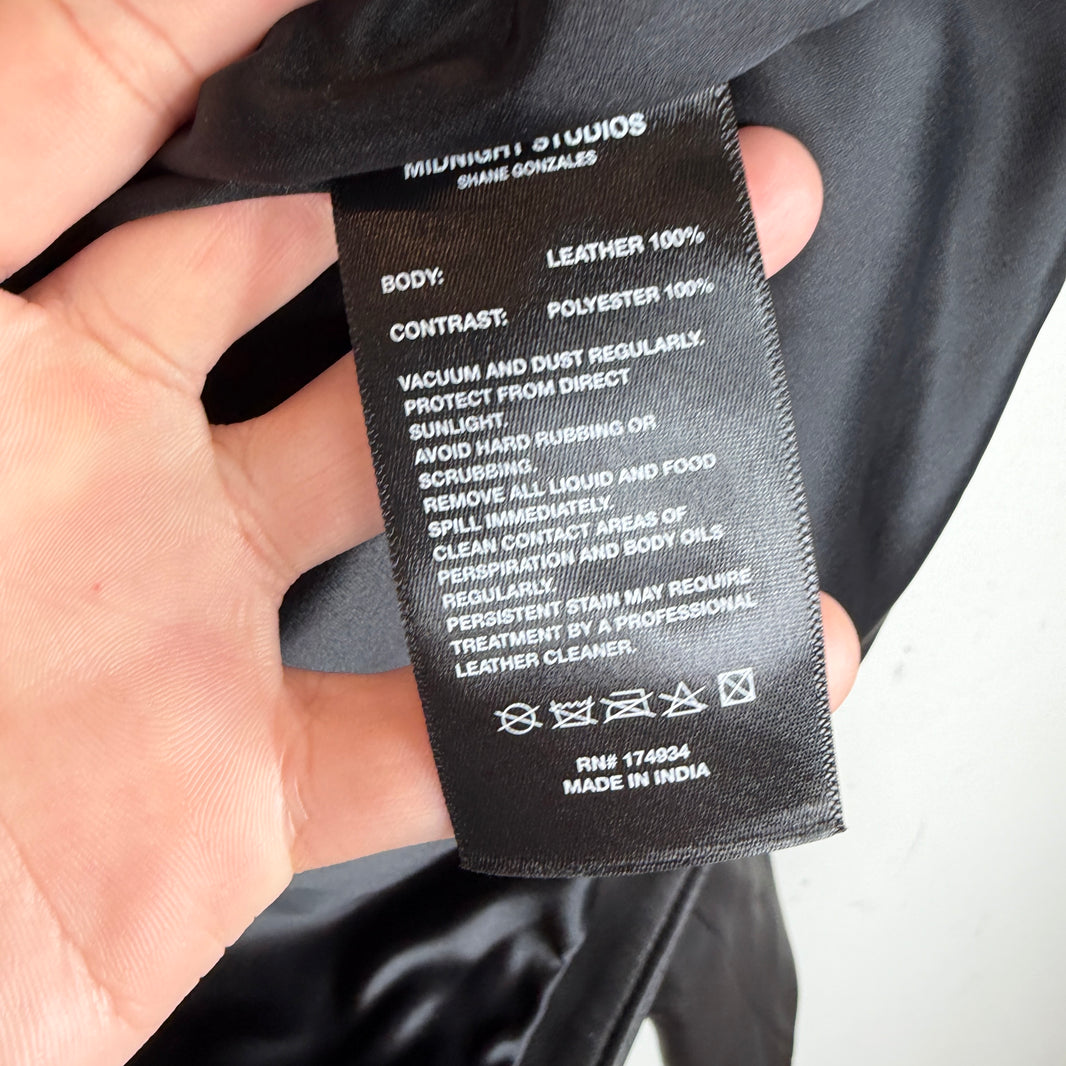 Midnight Studios Leather Perfecto Jacket