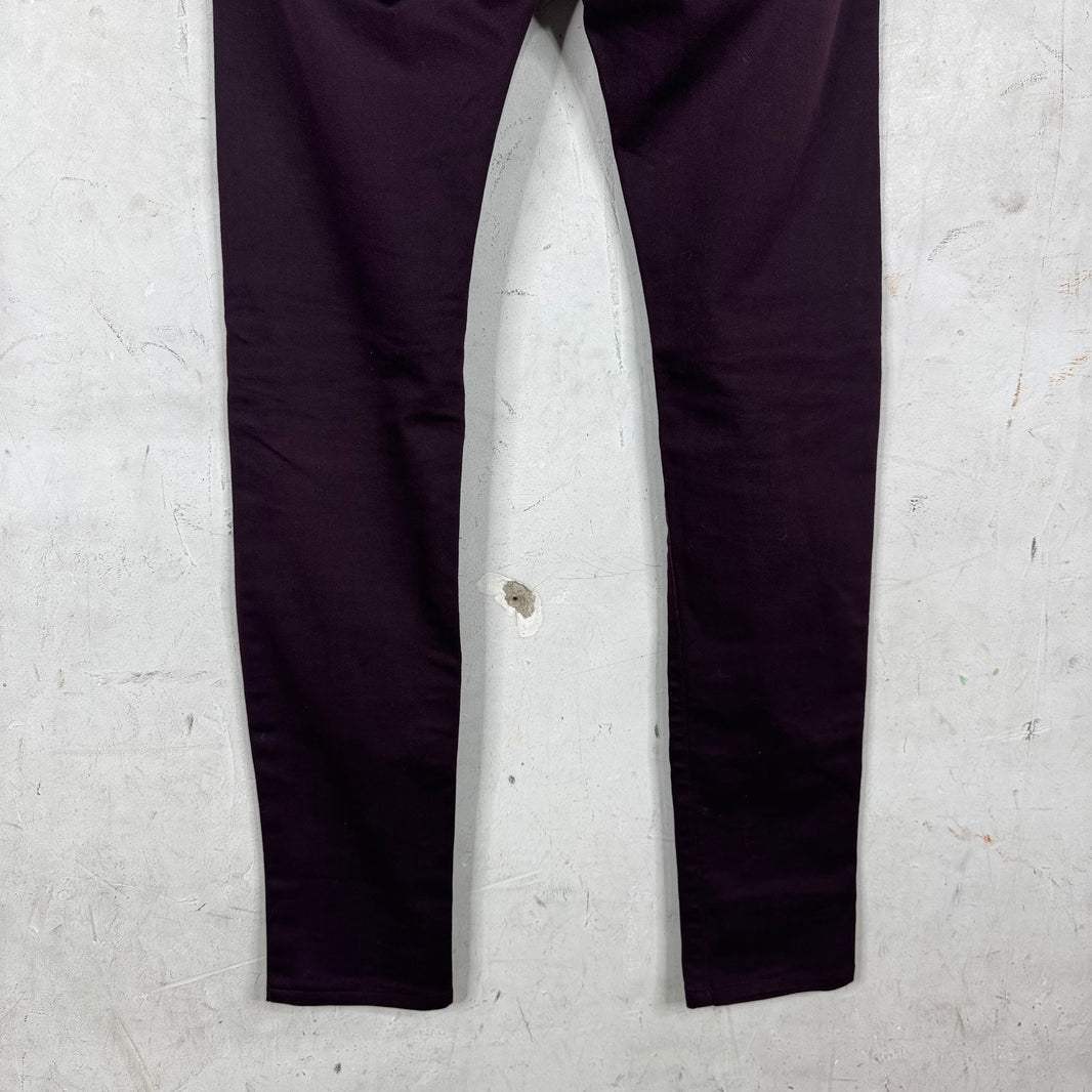 Dior Burgundy Japan Jeans