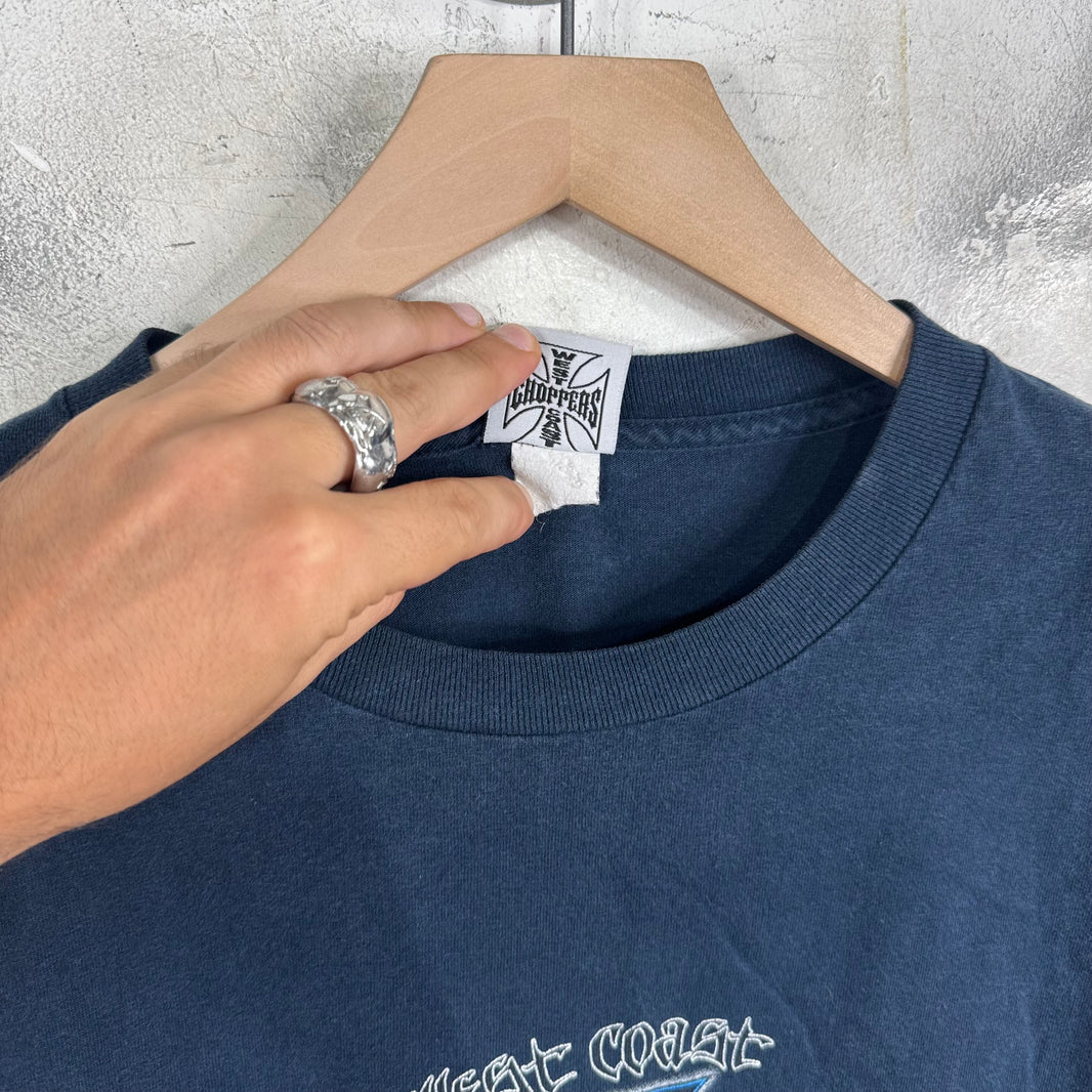 Vintage WCC Navy Skull Cross T-Shirt