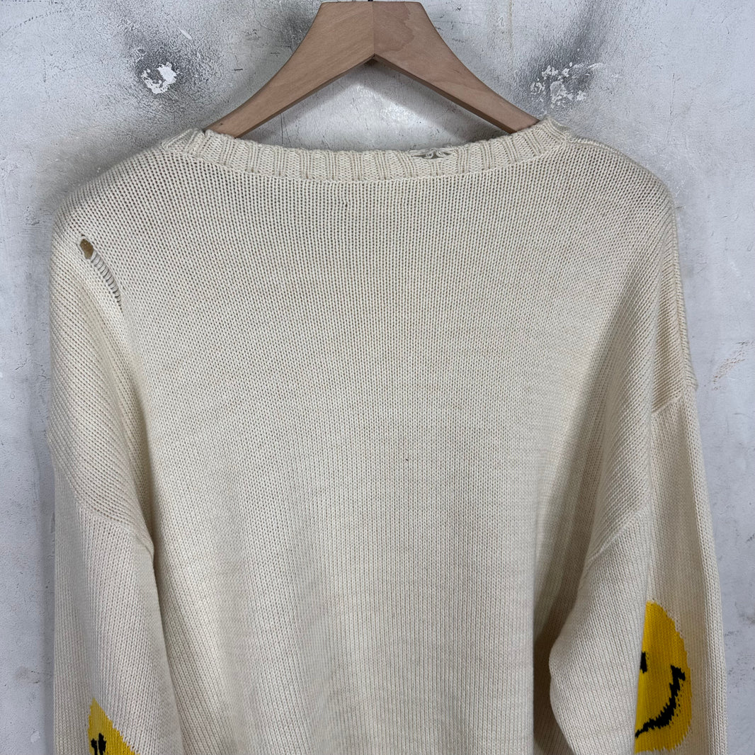 Kapital Smiley Elbow Knit Sweater