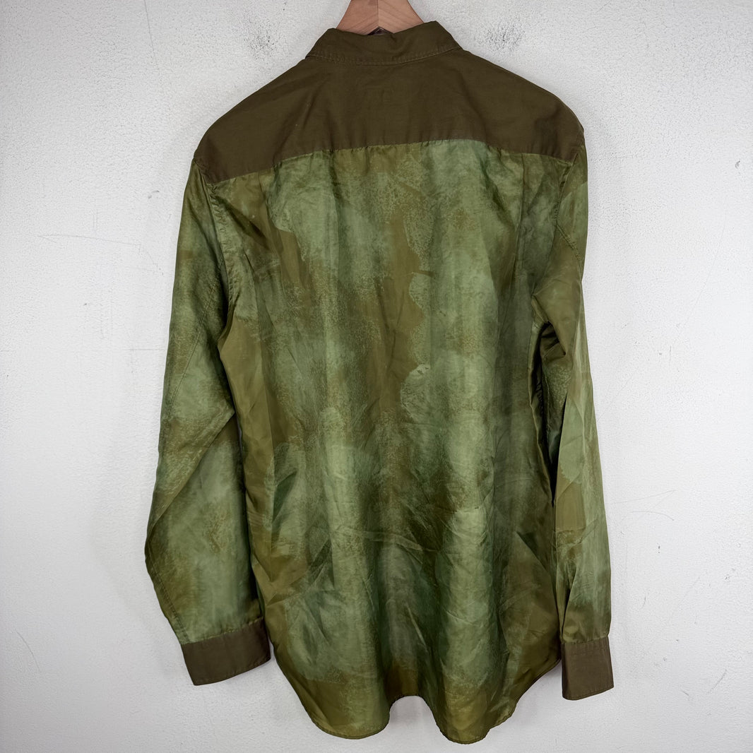CDG Homme Green Spray L/S Shirt