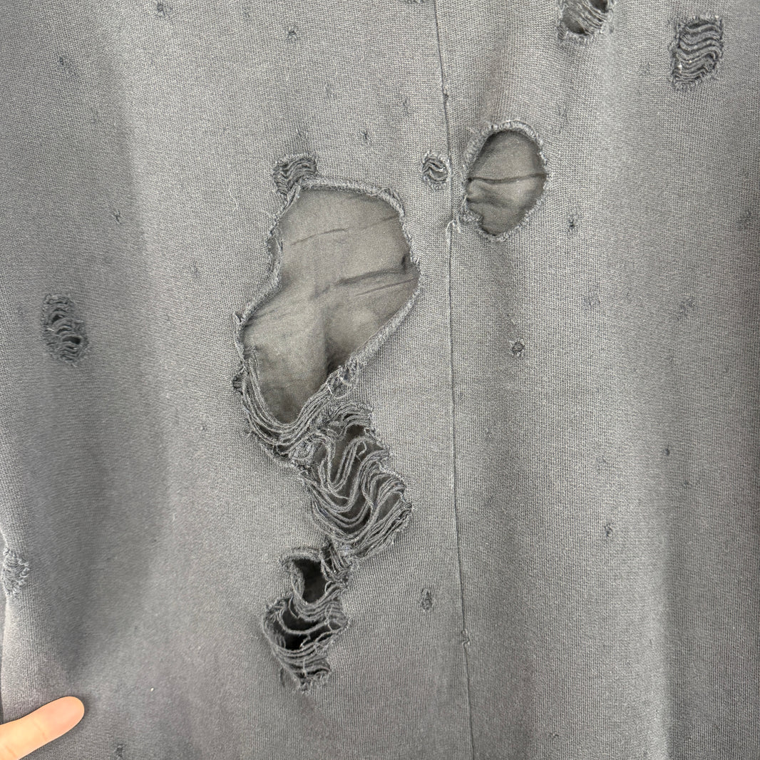 Givenchy Distressed Logo Crewneck