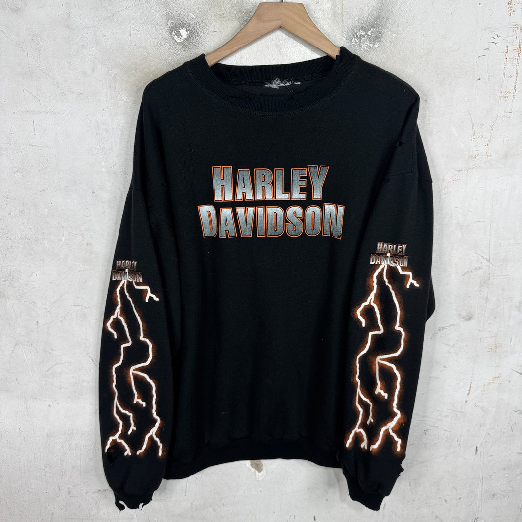Vintage Harley Lightning Crewneck