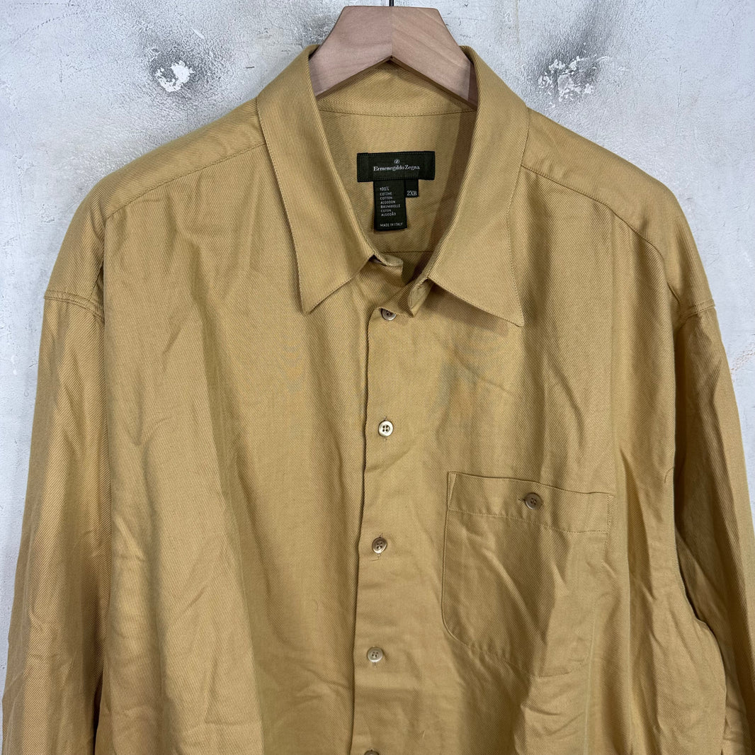 Zegna Tan Overshirt