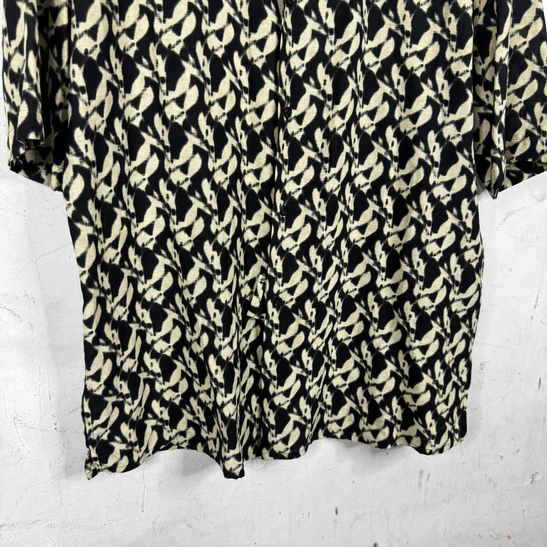 Saint Laurent Pattenred SS Viscose Shirt