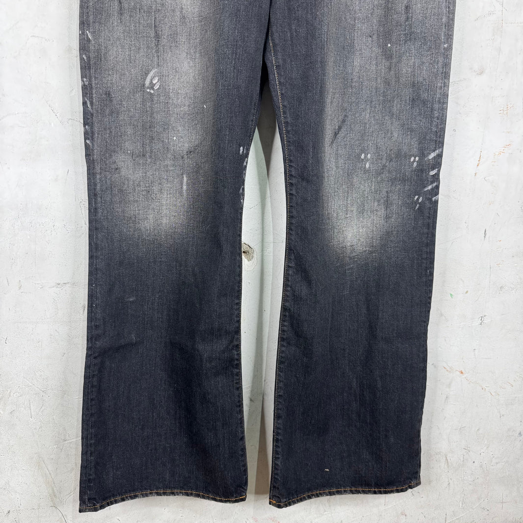 Acne Studios Trafalgar Charcoal Flared Jeans