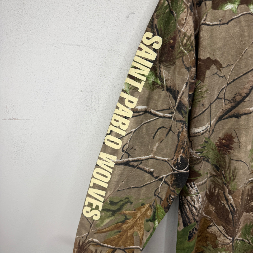 Yeezy Camo Saint Pablo Wolves L/S T-Shirt