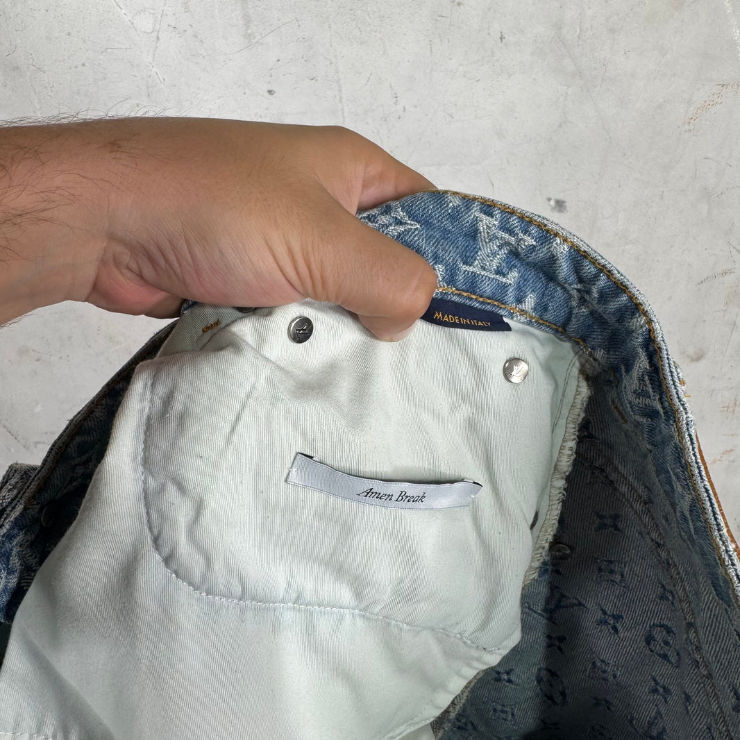Louis Vuitton Monogram Grafitti Jeans