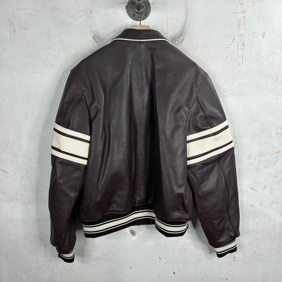 Stussy X Wales Bonner Leather Jacket