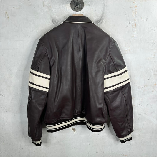 Stussy X Wales Bonner Leather Jacket