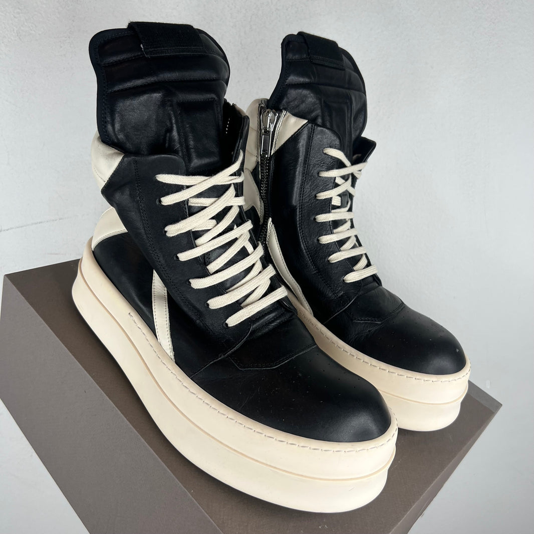 Rick Owens Milk/White Bumper Geobaskets