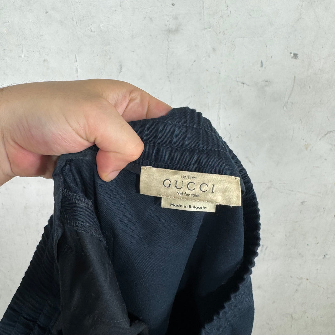 Gucci Uniformes Drawstring Canvas Pants