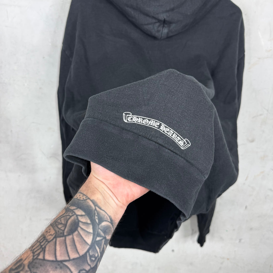 Chrome Hearts Vertical Logo Hoodie