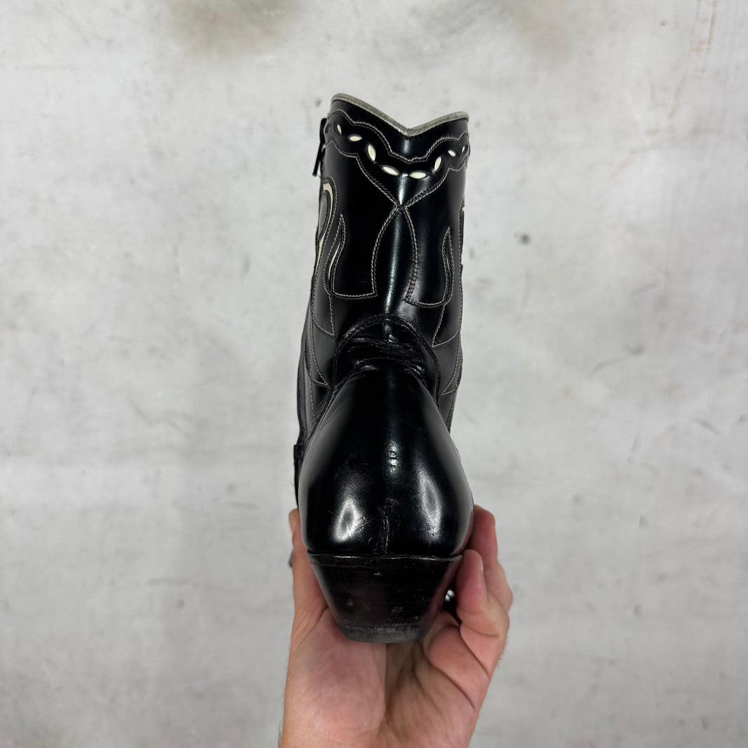 Saint Laurent Leather Western Boots