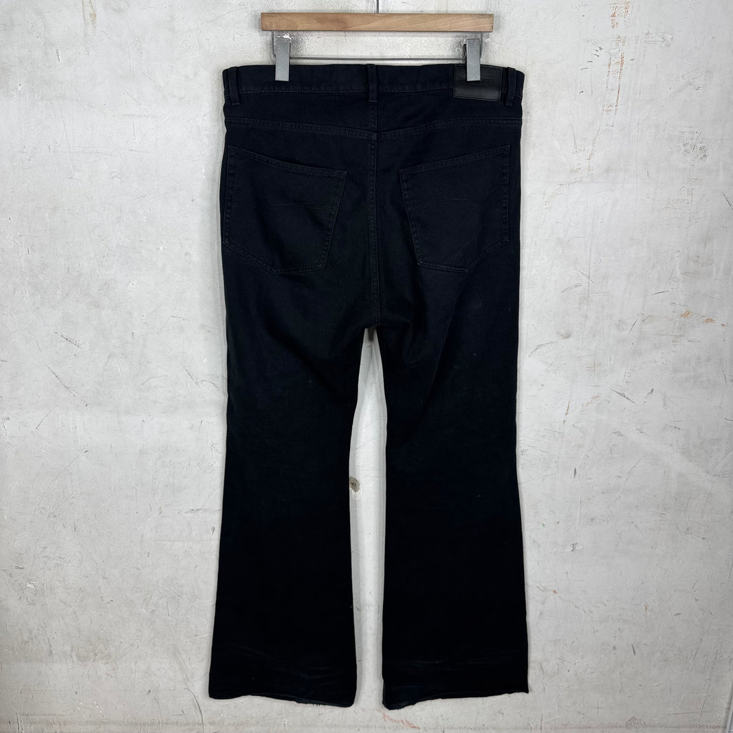 Balenciaga Garde-Robe Black Flare Jeans