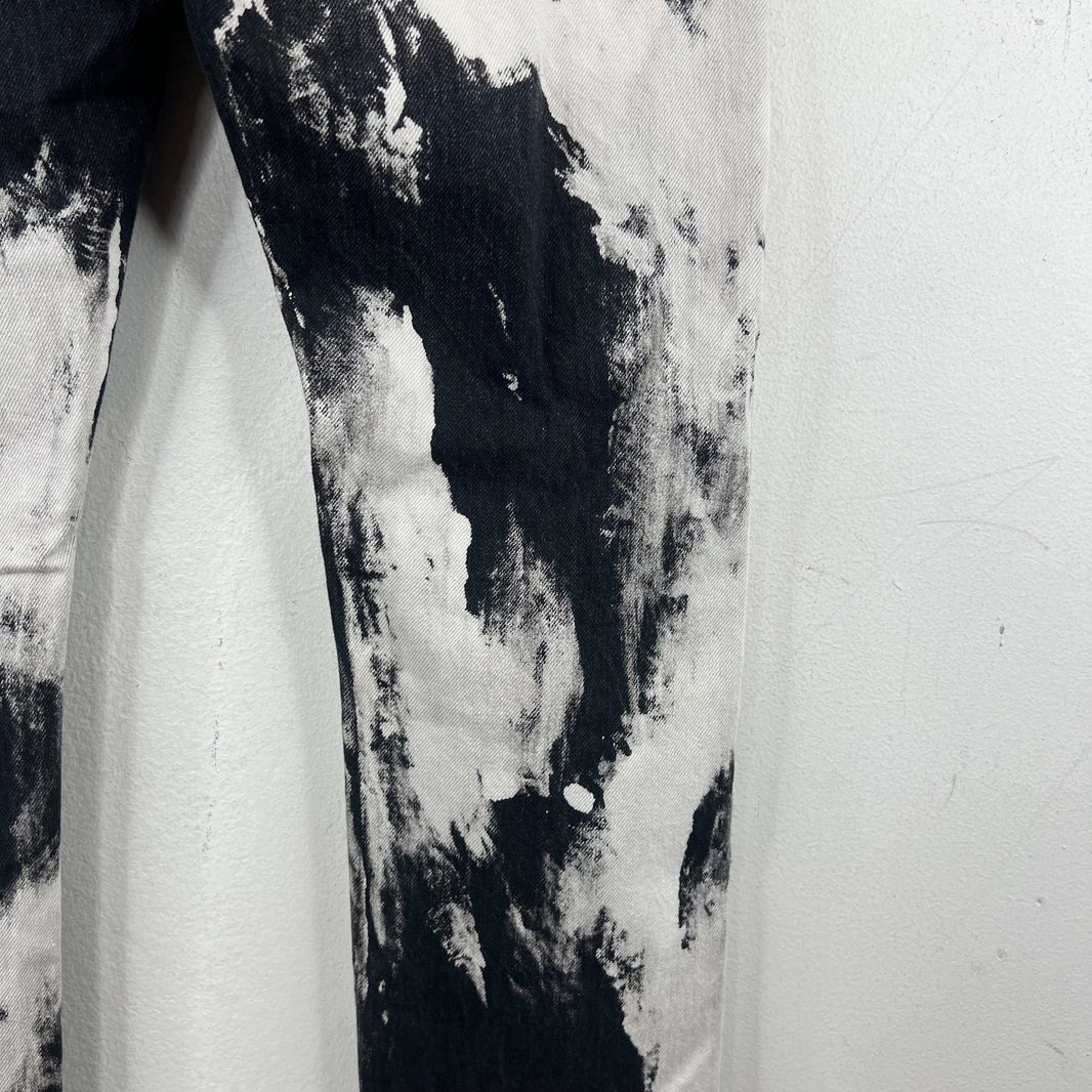 Saint Laurent D13 Bleach Crash Jeans